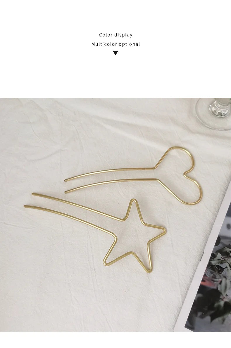 Star Heart Hair Stick.