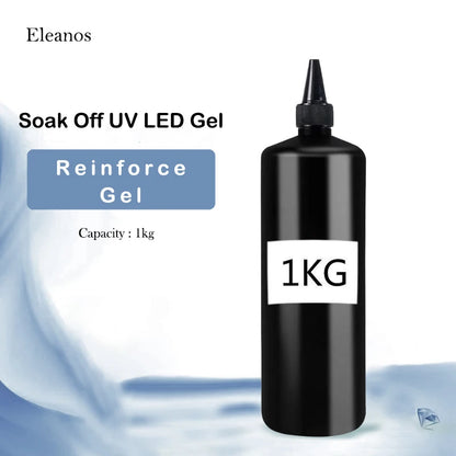 Eleanuos Super Quality Hema TPO Free 1KG No Wipe Top Coat Primer Base Coat UV Gel Soak Off Nail Supplier Gel Polish For Nail Art