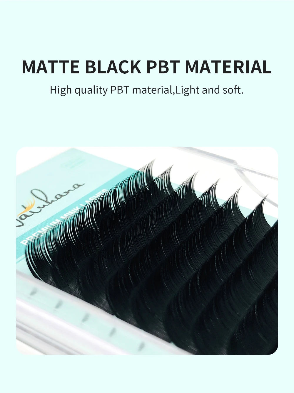 NATUHANA 16Rows B C cc D Eyelash Extensions Individual False Cilio Natural Soft Mink Lashes High Quality Matte Fake Eyelashes