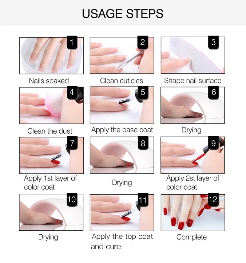 Eleanos 60 Colors Gel Polish Set Very Good Nail Gel Kit With Different Bottle For Nail Art Whole Set Nail Gel Polish Learner Kit