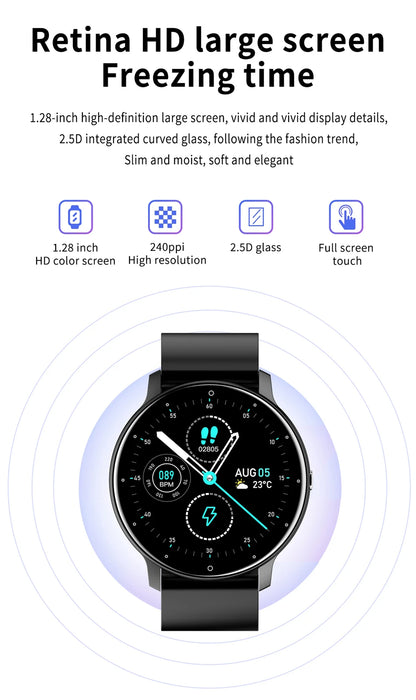 Smartwatch with Wireless Call & Fitness Tracking