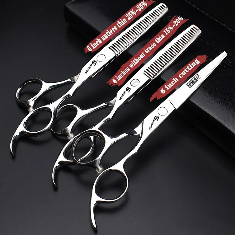 Sharonds 440c 6/7/7.5 inch haircut thinning scissors professional barber shop hairdressing scissors cutting scissors hair shears