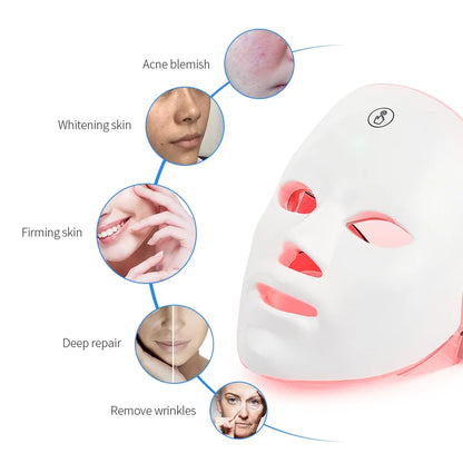LED Face Mask 7 Colors.