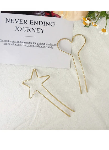 Star Heart Hair Stick.