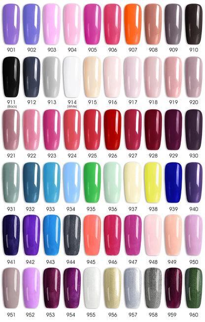 VIP5 VENALISA Gel Nail Polish Kit Hema Free Nude Pink Glitter Gorgeous Color Nail Manicure Soak off UV LED Nail Gel Varnish Set