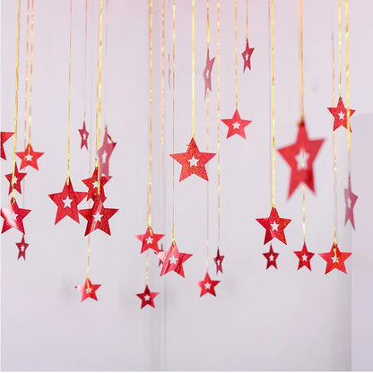 100PCS Bling Star Balloon Ribbon