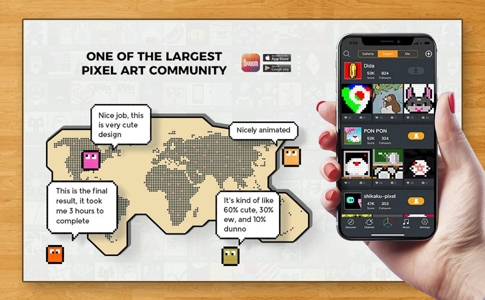 Pixel Art Bluetooth Speaker.