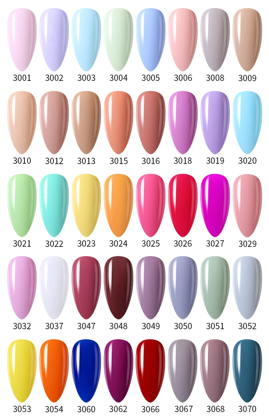 NAILCO 15ml 30/20/10pcs/Set UV Gel Nail Polish Semi Permanent Esmalte Vernis LED Gel Varnish Soak Off Nail Art All For Manicure