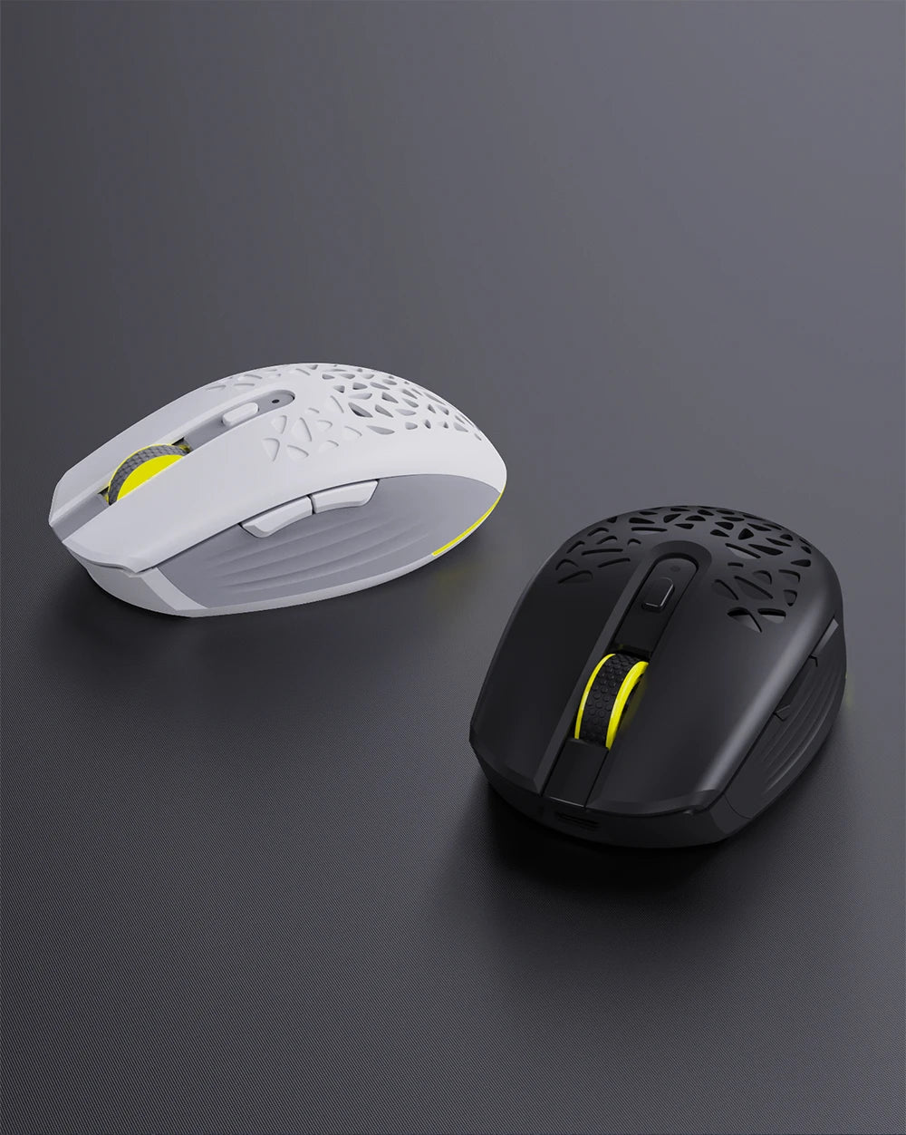 Delux M820DC PAW3335 Wired + Wireless + Bluetooth Gaming Mouse 80 Million Clicks 16000 DPI RGB Rechargeable Mice For Computers