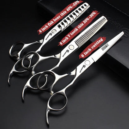 Sharonds 440c 6/7/7.5 inch haircut thinning scissors professional barber shop hairdressing scissors cutting scissors hair shears