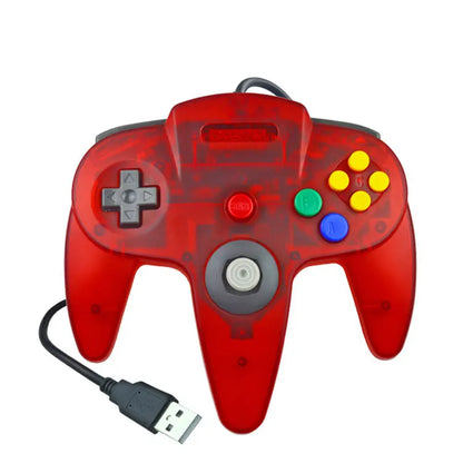 USB Wired Gamepad N64 Joystick Gamepad Controller for Mac Computer PC Handle USB Gamepad