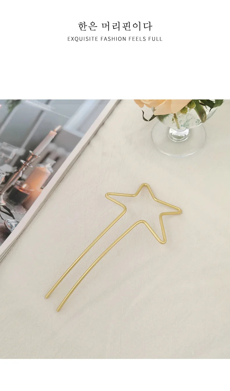 Star Heart Hair Stick.
