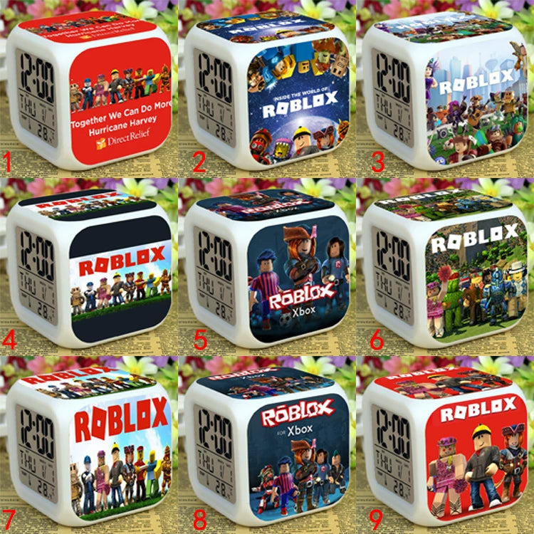 Roblox LED Digital Alarm Clock | Color-Changing Cube | Dobermen Premier