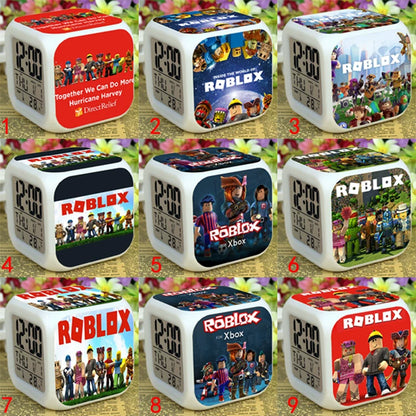 Roblox LED Digital Alarm Clock | Color-Changing Cube | Dobermen Premier