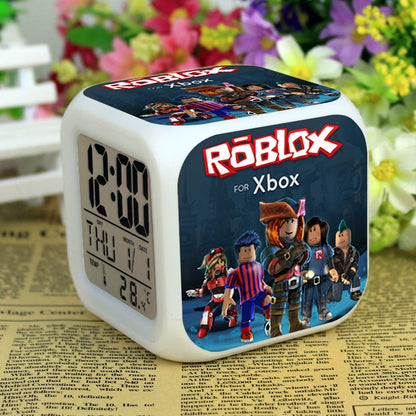 Roblox LED Digital Alarm Clock | Color-Changing Cube | Dobermen Premier