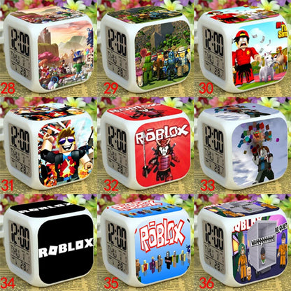 Roblox LED Digital Alarm Clock | Color-Changing Cube | Dobermen Premier