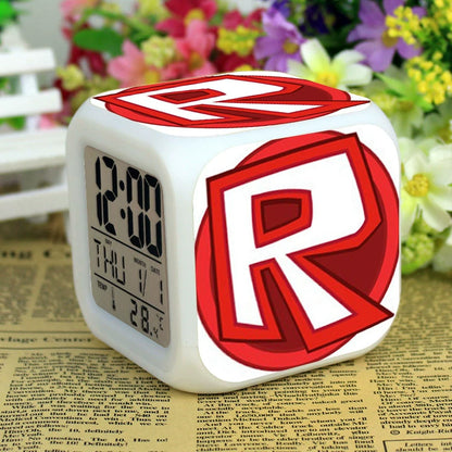 Roblox LED Digital Alarm Clock | Color-Changing Cube | Dobermen Premier