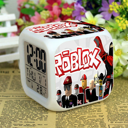Roblox LED Digital Alarm Clock | Color-Changing Cube | Dobermen Premier