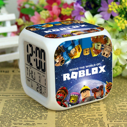 Roblox LED Digital Alarm Clock | Color-Changing Cube | Dobermen Premier