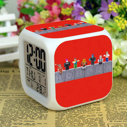 Roblox LED Digital Alarm Clock | Color-Changing Cube | Dobermen Premier