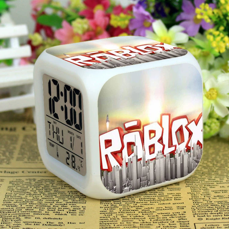 Roblox LED Digital Alarm Clock | Color-Changing Cube | Dobermen Premier