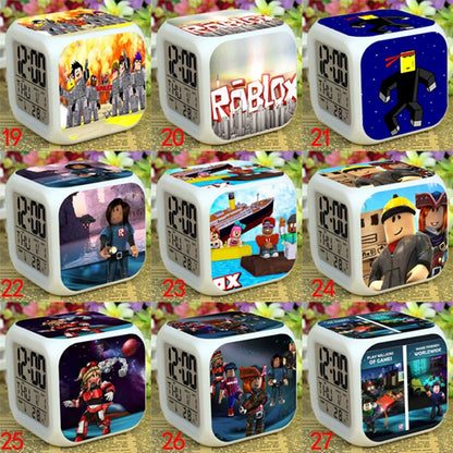 Roblox LED Digital Alarm Clock | Color-Changing Cube | Dobermen Premier