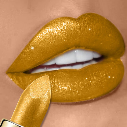 High Pigmented Shiny Lipstick,Stain Resistant,Long-Lasting,Glossy Waterproof Lipstick Shimmering Makeup Valentine'S Day Gift