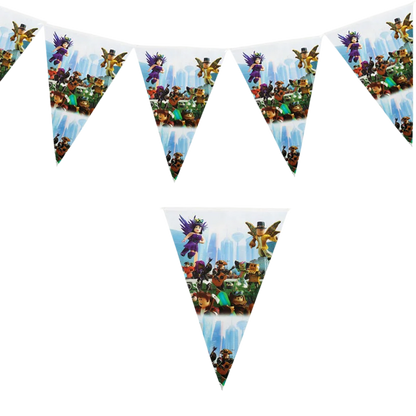 Roblox Boy Kids Set Birthday Party Decorations Tableware Tablecloth Cup Plate Napkin Bags Baby Shower Roblox Party Favor Kits