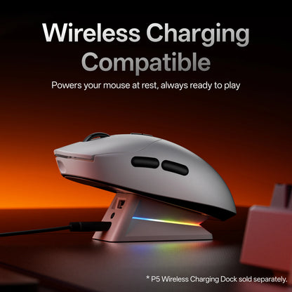 Rapoo VT1 MAX GEN-2 Wireless Gaming Mouse True 8K Wireless Polling Rate 53g Ultra Lightweight Up to 750Hr Battery Life