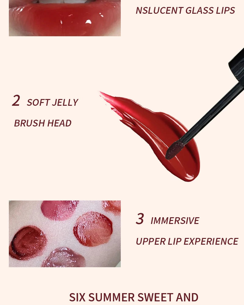 Red Brown Mirror Lip Glaze.