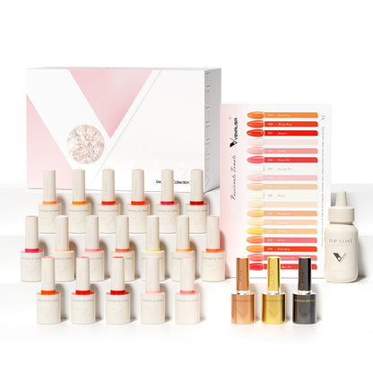 Venalisa VIP5 Nail Gel Polish HEMA/TPO FREE Full Coverage Beautiful Semi Permanent Soak Off UV LED Gel Nail Polish Gel Lacquer