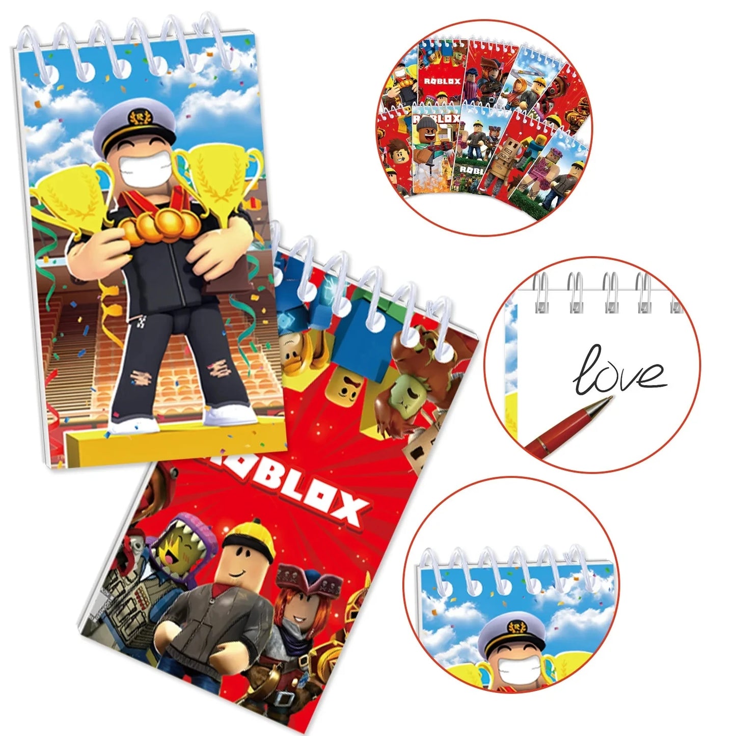 Roblox Mini Notebook Set