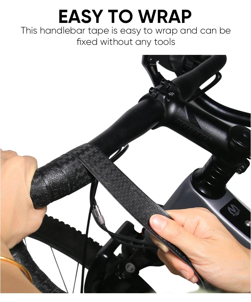 BUCKLOS Bicycle Handlebar Tapes Road Bicycle Handlebar Tape Anti-slip Waterproof Cycling Bar Wrap Road Bike Accessories