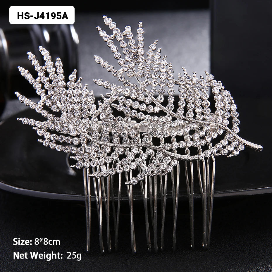 Crystal Bridal Hair Comb.