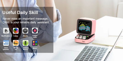 Pixel Art Bluetooth Speaker.