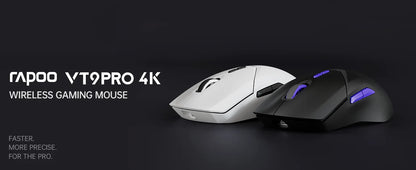 Rapoo VT9PRO 4K Wireless Gaming Mouse Superlight 26000DPI 4KHz Polling Rate 0.25ms Response Time 180H BatteryLife PAW3398