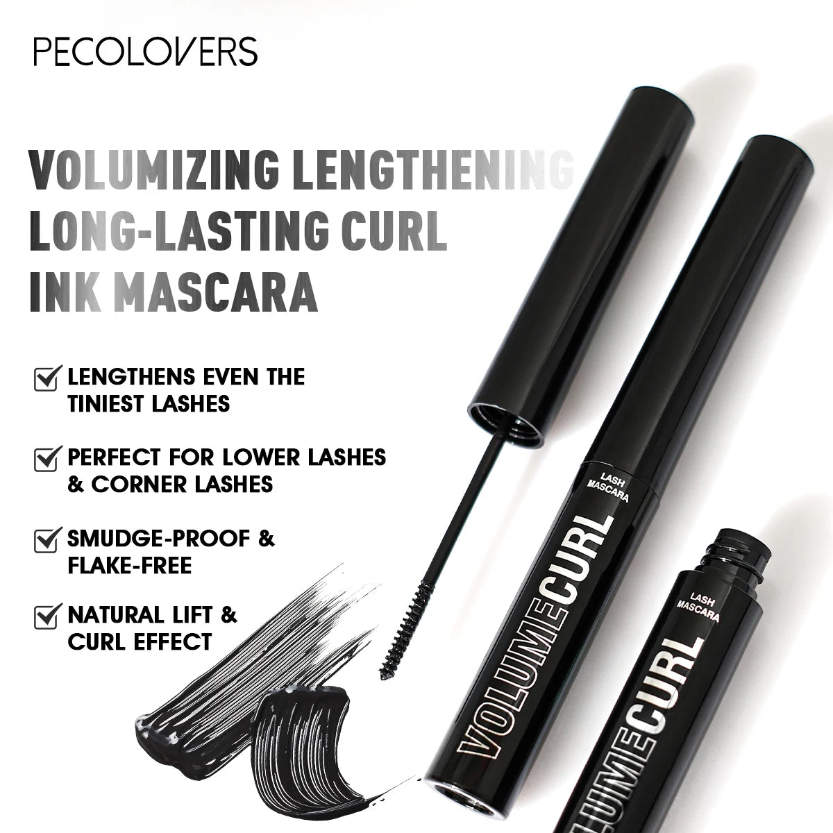 Curly Waterproof Lashes.