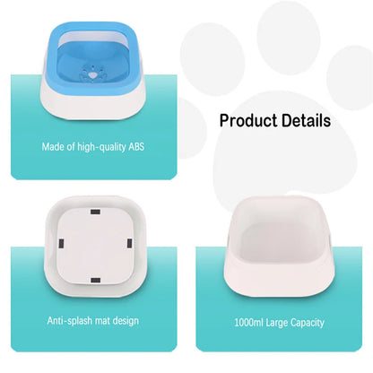 No-Spill Floating Pet Water Bowl