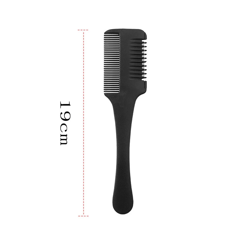 1pc Hair Cutting Comb Hair Brushes with Razor Blades Hair Trimmer Cutting Thinning Tools Barbershop Hair Salon Styling Tool Comb