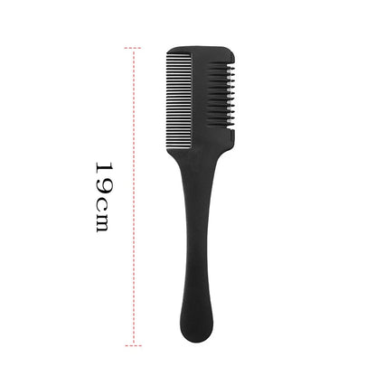 1pc Hair Cutting Comb Hair Brushes with Razor Blades Hair Trimmer Cutting Thinning Tools Barbershop Hair Salon Styling Tool Comb