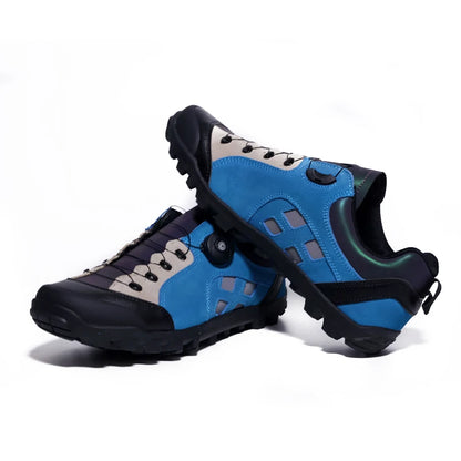 MTB-199 XC/Trail/MTB Cycling Shoes (Tênis Masculino) - Men's Gravel Road Bicycle Sneakers, SPD Cleats System for MTB Shoes