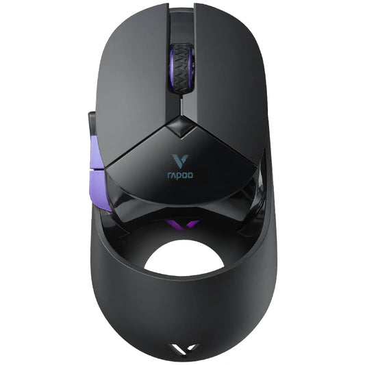 Rapoo VT960PRO Wired/ Wireless Gaming Mouse PAW3395 Sensor 26000 DPI OLED Display 9 Programmable Buttons On-Board Memory Black