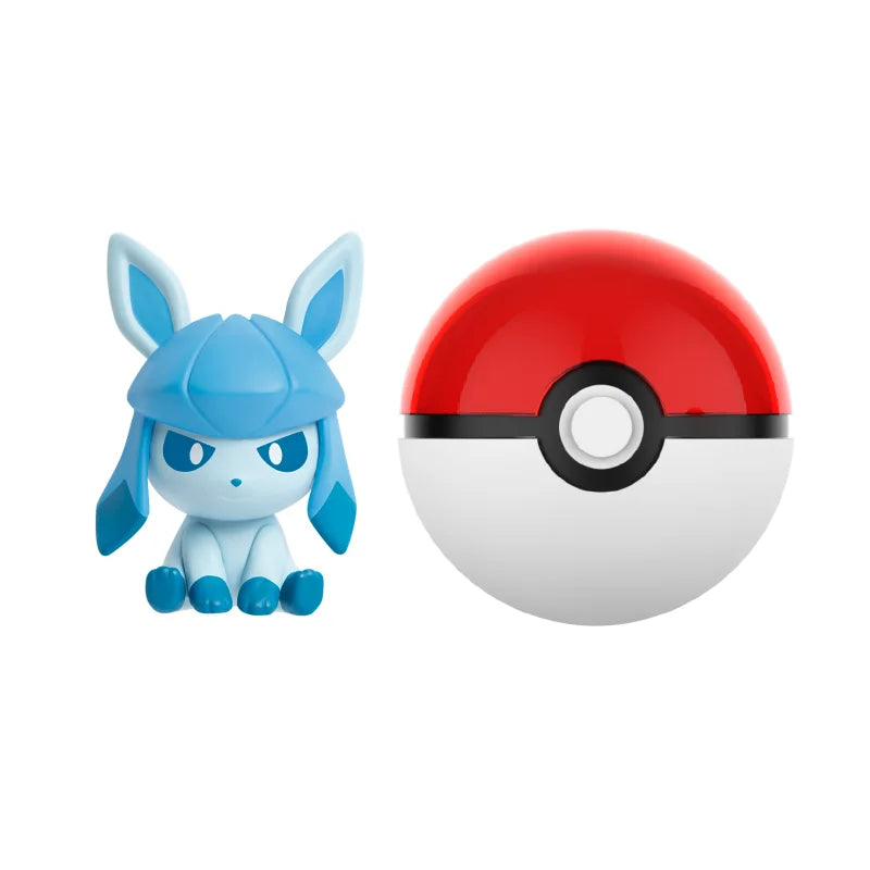 Pokemon Anime Poke Ball Action Figures Sylveston Umbreon Gengar Mini Dolls FUNISM Original Genuine Model Car Ornament Toys Gift