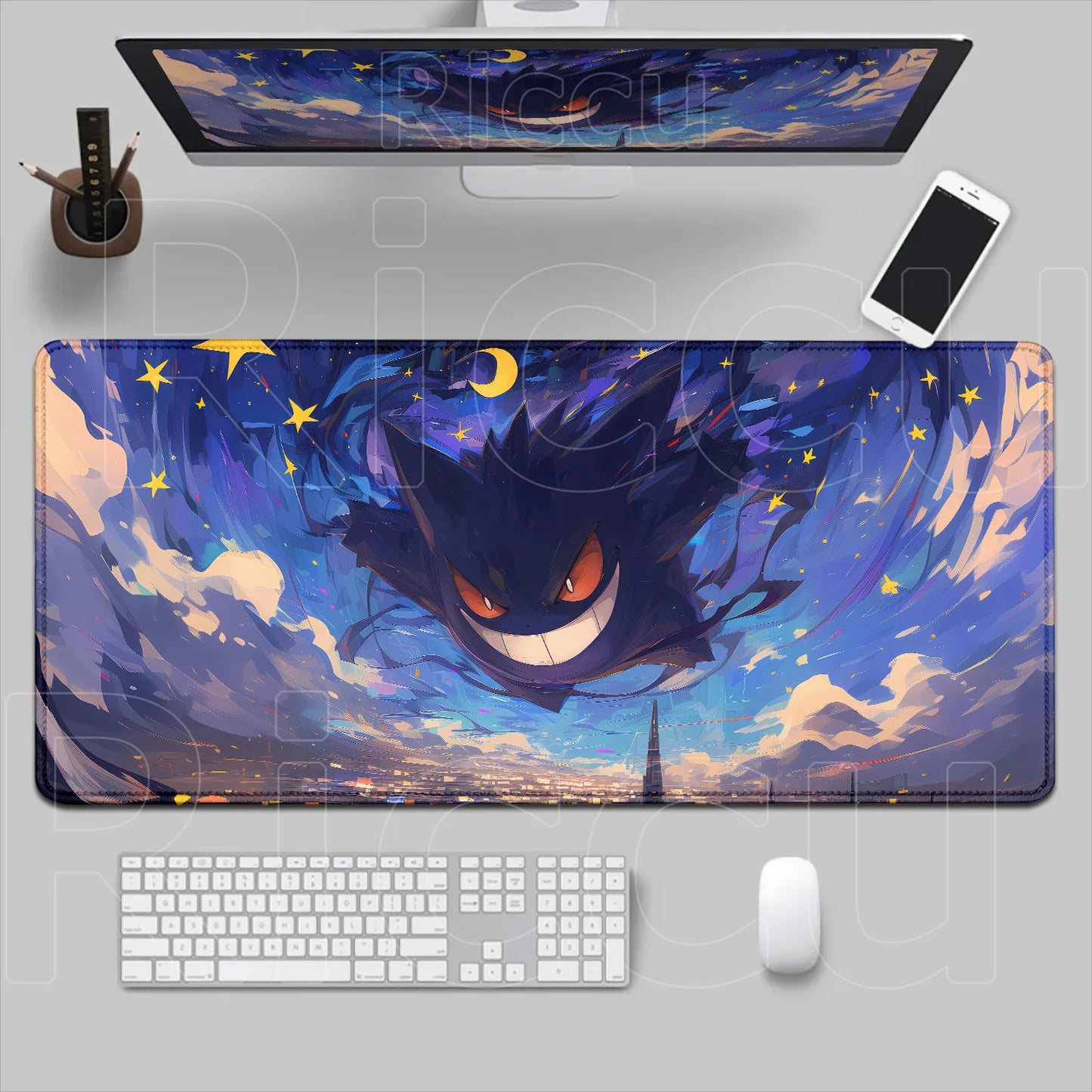 HD 900x400 Rubber Large PC Mousepad Gaming Mouse Pad Accessories Pikachu Slowpoke XXL Desk Keyboard Mat Computer Laptop Mausepad