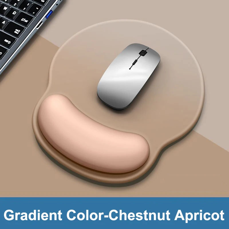 VAORLO Ergonomic Wrist Rest Mouse Pad: Soft Non-Slip Silicone Support