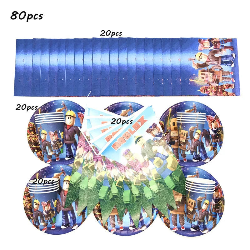 Roblox Birthday Party Decoration Set XL