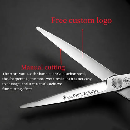 HISADA hairdressing scissors	professional barber scissors 6.0  Inch scissors VG10 material professional barber scissors
