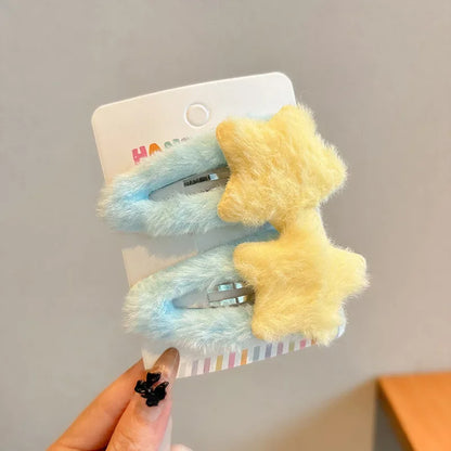 Y2K Star Hair Clips Set.