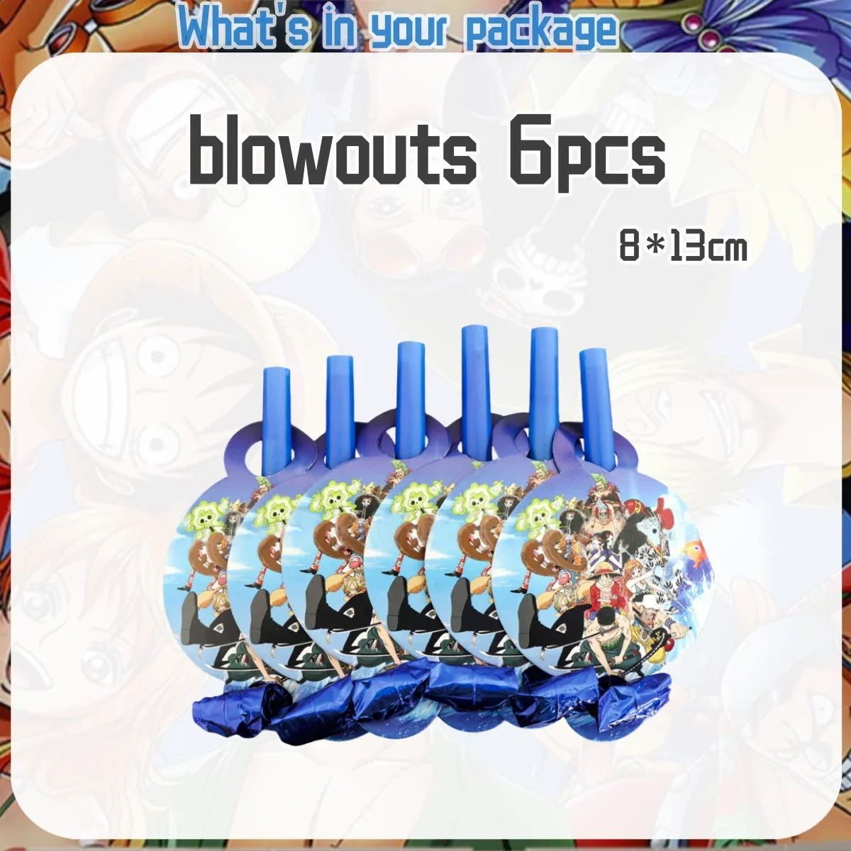 One Piece Sanji & Nami Birthday Party Tableware Set 🎉🏴‍☠️