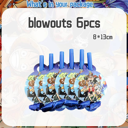 One Piece Sanji & Nami Birthday Party Tableware Set 🎉🏴‍☠️